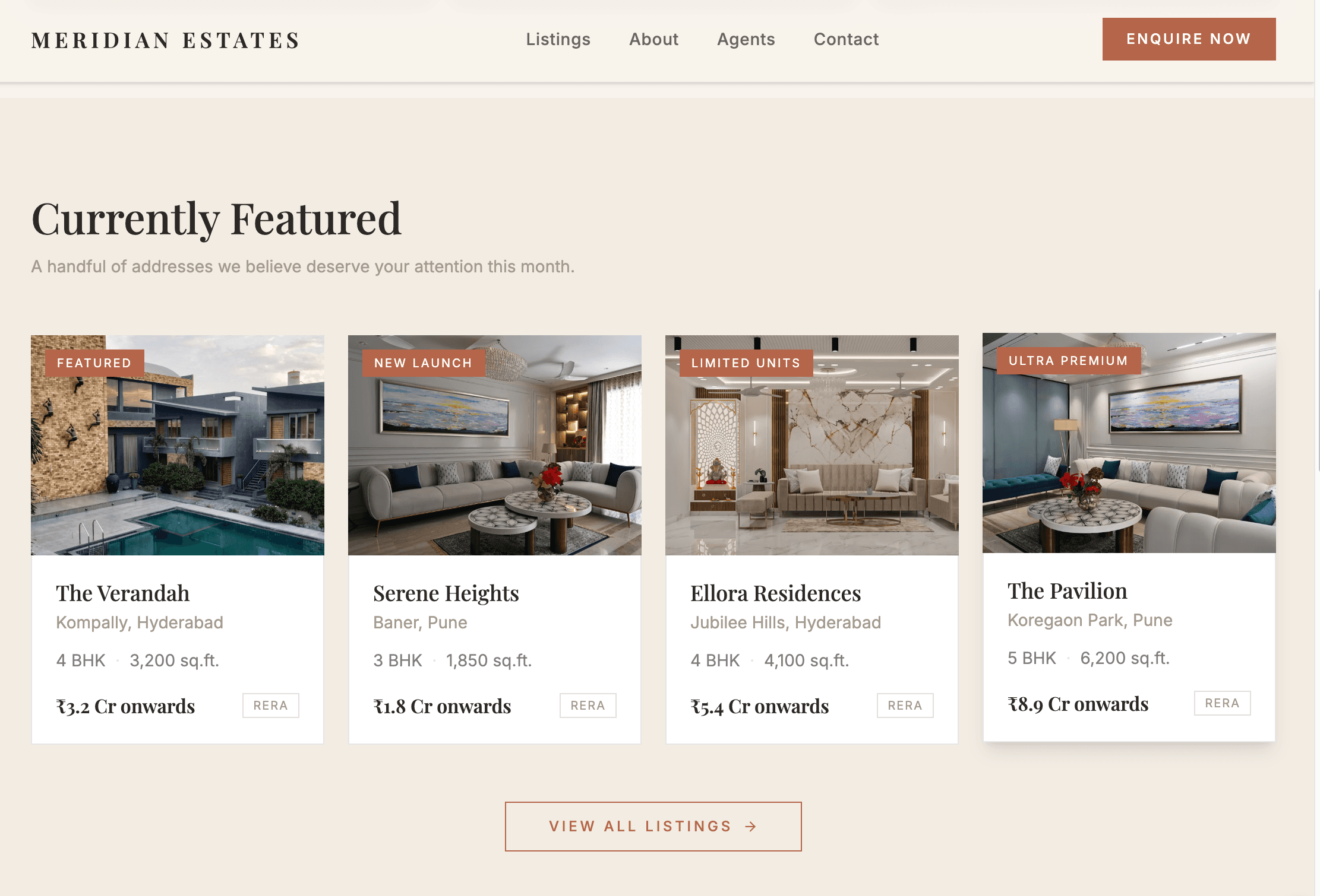 Meridian Listings